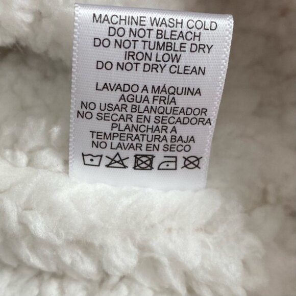 Love Tree Jacket Women Sz Small Cropped Brown Corduroy Sherpa Lining Winter Coat - Picture 10 of 10